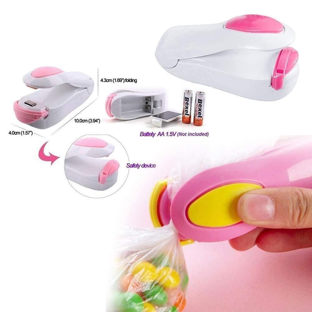 Portable Mini Heat Sealer Machine – Airtight Food & Snack Bag Sealer | Keeps Chips Fresh | Easy Handheld Plastic Sealing Tool